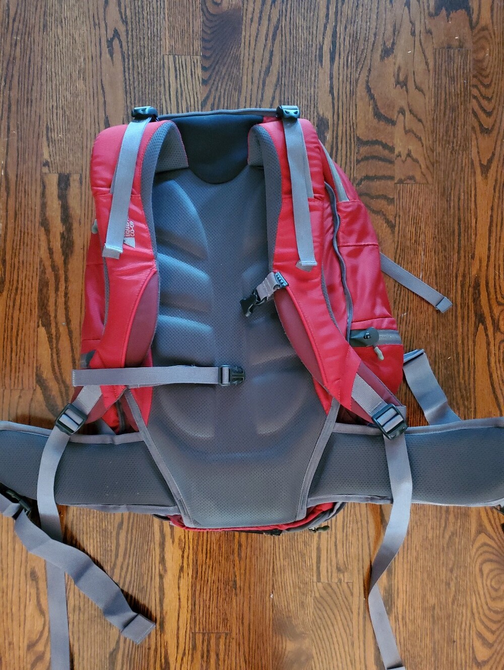 MEC Red and Gray Backpack